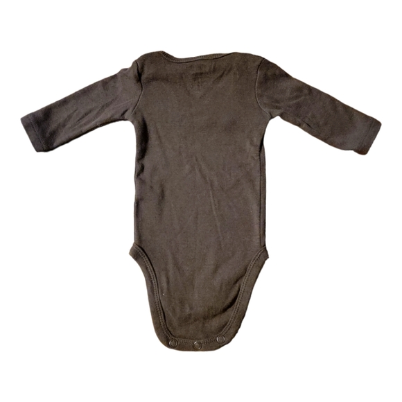 Child Of Mine Onesie Long Sleeve New Born Boy's Infant Hunk Embroidered - Picture 2 of 4